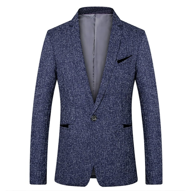 Top de traje delgado y atractivo para hombre de lana a cuadros finos Pompotops oipoqjl12036