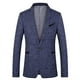 thumbnail image 1 of Top de traje delgado y atractivo para hombre de lana a cuadros finos Pompotops  oipoqjl12036, 1 of 4