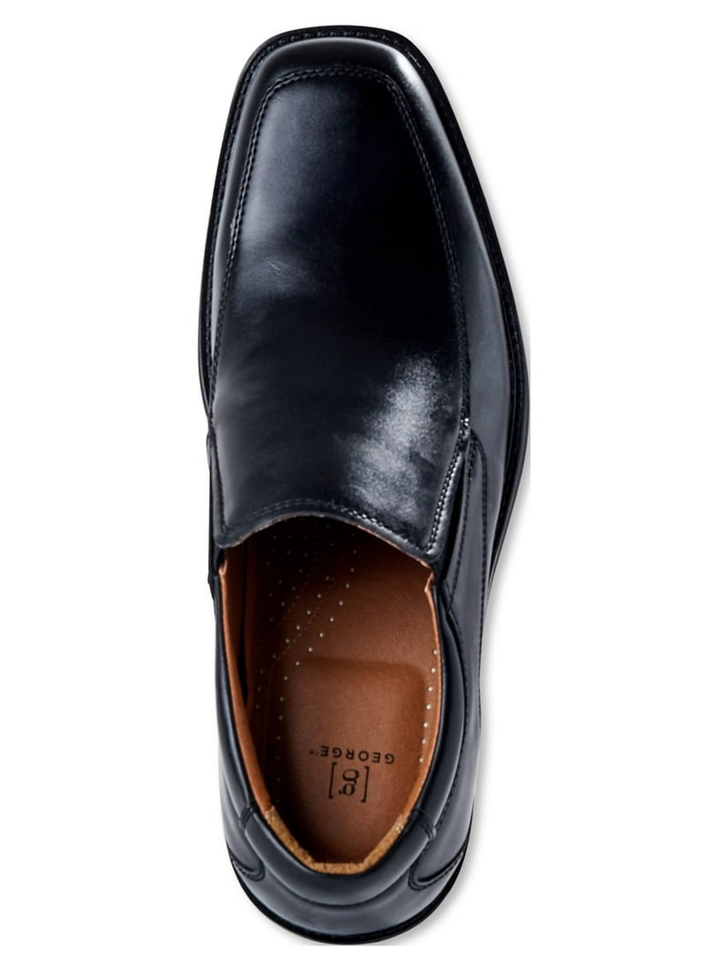 George Men's Dominic Loafer Casual Dress Shoes, Faux Leather Slip