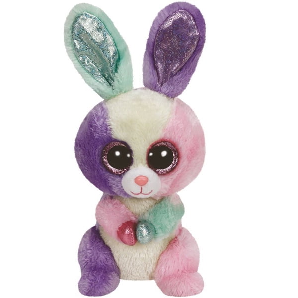 Ty Easter Beanie Boos Bloomy The Bunny 6 & 9 Inch Rainbow Colors for sale online 