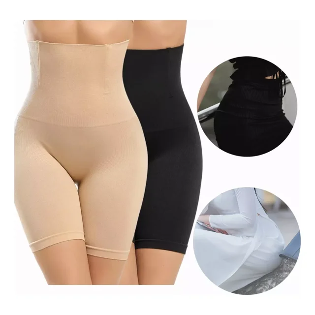 2pcs Talle Alto De Conformación Faja Panty Cadera Elevación