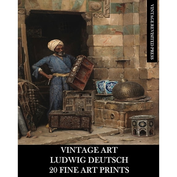 Vintage Art: Ludwig Deutsch 20 Fine Art Prints, (Paperback)