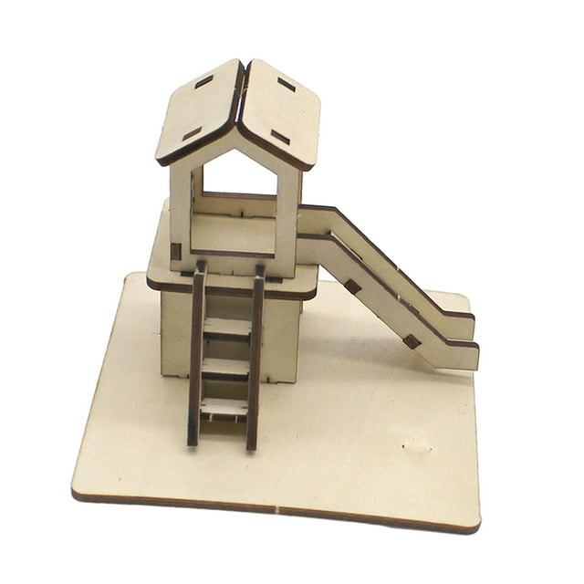 Siruishop Kindergarten Playing Slide Model Technology Toy for School Students Children