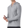 thumbnail image 2 of Goodtrade8 Lightweight Sweatshirt Plain Hooded Long Sleeve Athletic Hoodies for Men Big and Tall Winter, 2 of 4
