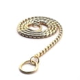 thumbnail image 1 of Collar de cadena para perro dorado, collar de entrenamiento para caminar resistente y fuerte con cadena, 1 of 5