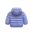 thumbnail image 5 of Skpabo Winter Coat for Toddler Baby Boys Girls Cute Bear Ear Hooded Padded Lightweight Puffer Jacket Down Kids Warm Outwear Jackets Light Blue 3-4 Years, 5 of 7