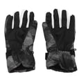 thumbnail image 2 of Slatcetga Guantes de esquí antideslizantes acolchados engrosados correas de hebilla ajustables guantes de snowboard impermeables para invierno gris, 2 of 8