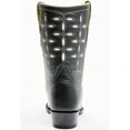 thumbnail image 5 of Planet Cowboy Women's Pee-Wee Pair-A-Dice Leather Western Boot Snip Toe - PW1101C-BLK 7 1/2 M  US, 5 of 7