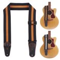 thumbnail image 2 of 3. Ergonomic Adjustable Guitar Strap with Leather Ends, Thicken Shoulder Pad Belt for Electric Bass & Acoustic Guitars, 2 of 8