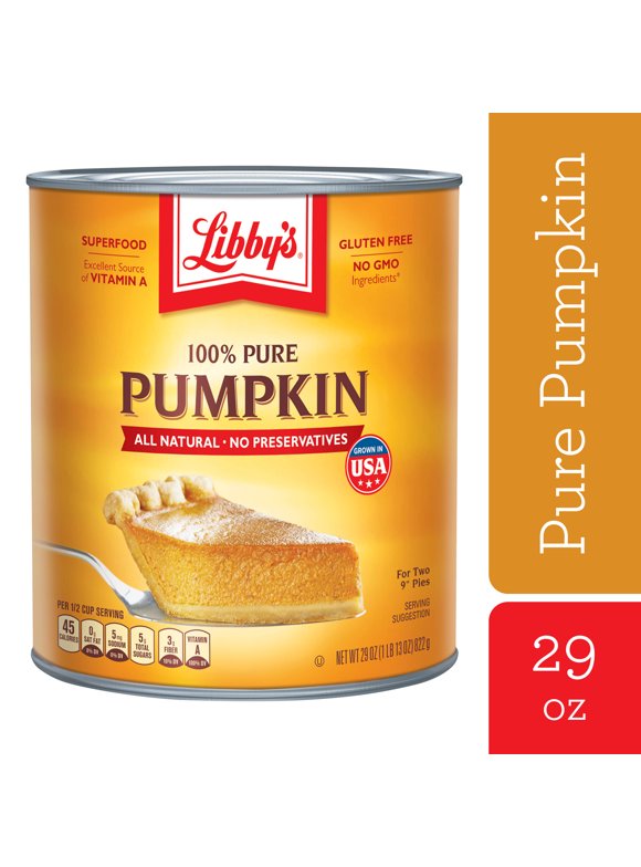 Libby's 100% Pure Canned Pumpkin all natural no preservatives, 29 oz