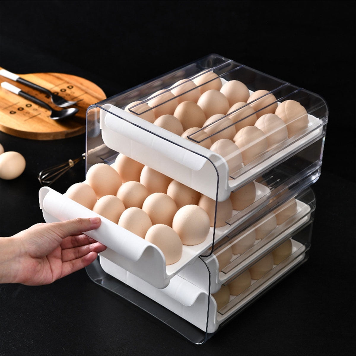 2 Refrigerator With 40 layer Egg Container Refrigerator Home - Temu