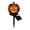 D, variant on Halloween Resin Pumpkin Solar Stake Lantern, Waterproof LED Pathway Marker Lights, Outdoor Lawn Courtyard Haunted House Party Decor