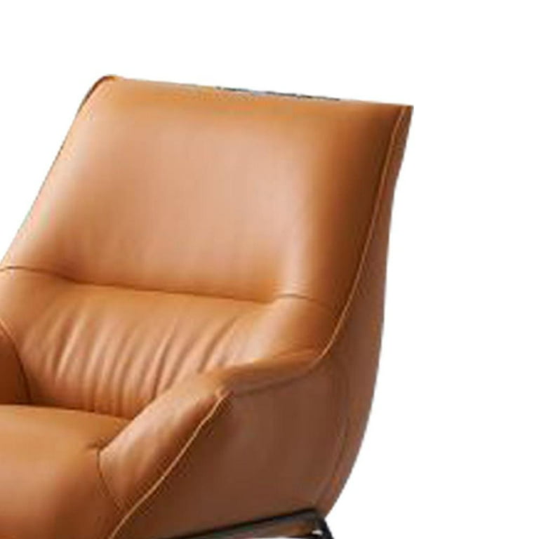 ACME Furniture Jabel Upholstered Leather Accent Chair and