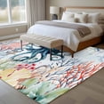 thumbnail image 4 of Non-Slip Rug Pad Rugs Sea Octopus Coral Seaweed Rectangle Area Rugs 6x9Ft Soft Carpet Pads for Living Room Kids Room, Monster Blue Ocean, 4 of 9