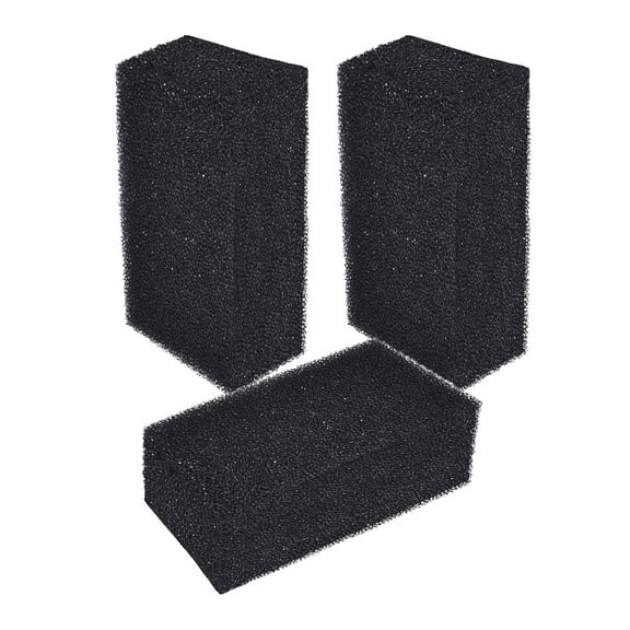 Delapan Pre-Filter Sponge Aquarium Filter for Aquarium Filter Pads Open Cell Foam 7.5" x 4" x 2.75", 3 Pack