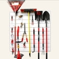thumbnail image 1 of Proslat 88103 Organisateur de Garage en PVC Robuste, 4 Pieds par Section de 4 Pieds, Blanc, 1 of 1