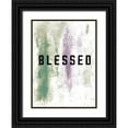thumbnail image 1 of JMB Designs 14x18 Black Ornate Wood Framed with Double Matting Museum Art Print Titled - Blessed, 1 of 4