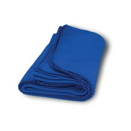 Royal Blue Wine Bottle Bag - Alpine Fleece Value Fleece Blanket
