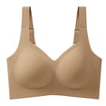 thumbnail image 4 of felwors Bras for Women Push Up Bra Womens No Underwire Women's Wireless Seamless Sports Bras with Support Lift (Light Purple, S), 4 of 5