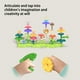 thumbnail image 4 of Children's Handwork Toys Plug And Play Hundred Garden Toys Puzzle Set Plastic Building Blocks Flower Toys Children's Toys, 4 of 8