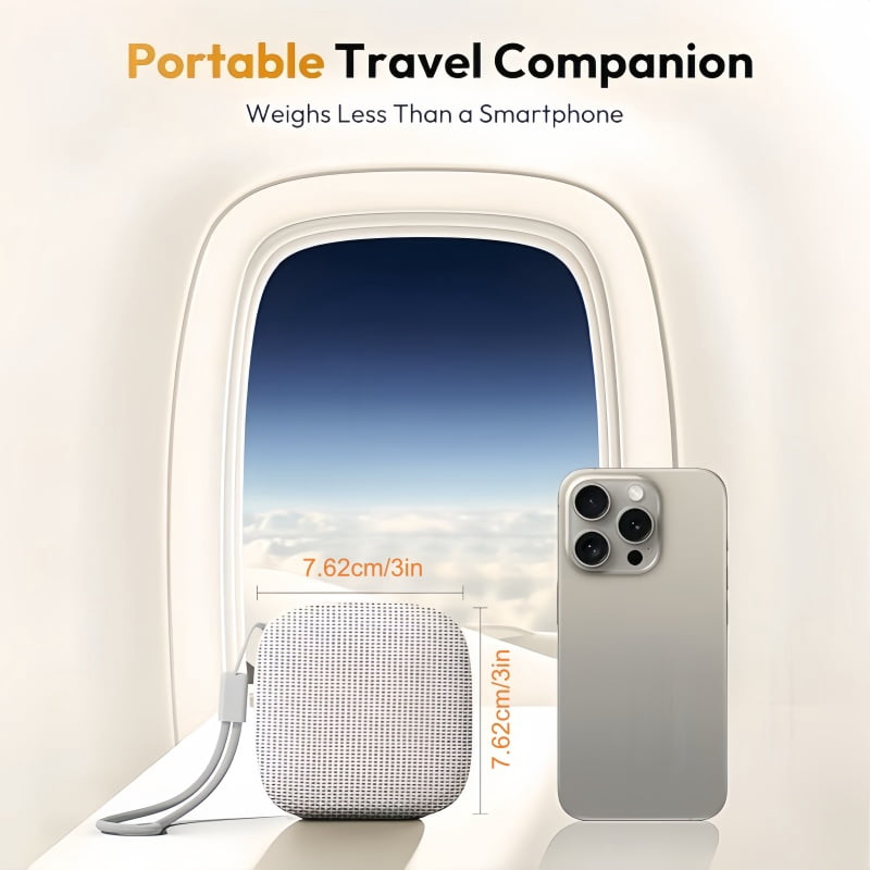 HRWOKI White Noise Machine for Babies & Adults, Portable Sound machine 20 Soothing Sounds, Sleep Aid for Home, Travel, Office