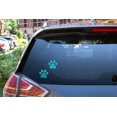 thumbnail image 3 of FINCIBO 3" x 3" Vinyl Decor Decal Sticker Removable For Notebook, Ipad, Car - Set of 2 Teal Paw Dog, 3 of 5