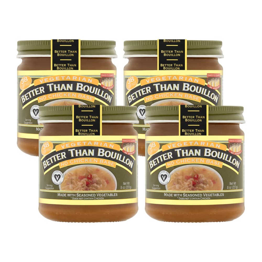 Better Than Bouillon Vegetarian No Chicken Base, Made with Seasoned
