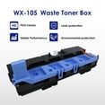 thumbnail image 5 of CULater WX105 WX-105 Compatible Waste Toner Box Replacement for A8JJWY1 Waste Toner Container for Konica Minolta bizhub C227 C287 Printers (2 Pack), 5 of 6