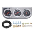 thumbnail image 2 of Temperatura de Agua A Presión de Aceite Amperio, Axrenheit Amperio Fahrenheit 3 ​​en 1 Reemplazo de para Vehículos de Gasolina de 12 V Para Motores Clásicos para LA, 2 of 7
