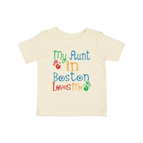 Inktastic My Aunt in Boston Loves Me Boys or Girls Baby T-Shirt