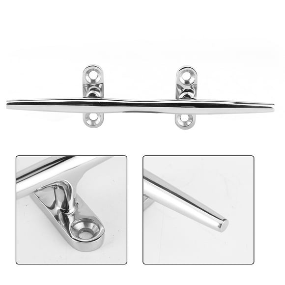 Rdeghly 8in Dock Base Cleat Boat Mooring Accessories &amp; Marine Hardware Stainless