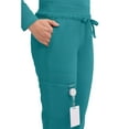 thumbnail image 3 of Cherokee Workwear Revolution Women's Scrubs Pant Mid Rise Tapered Leg Drawstring WW105, 3 of 9
