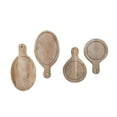 thumbnail image 6 of Creative Co-Op Mini Wood Serving Boards with Handles, Set of 4, 2 Styles, 6 of 6