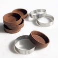 thumbnail image 5 of 3X Moldes Redondos Agujero Acero Inoxidable para Tartas 20 cm Anillo de Tarta de Pastel de Mousse Postre de Pizza Molde de Decoración de Bricolaje Herramienta de Cocina, 5 of 5