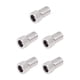 thumbnail image 2 of Greeniant Adaptador de válvula de 5 piezas Conveniente para llevar una variedad de colores Material premium Presta Cap Tube Pump Tool Presta a Schrader Plata 5piezas Greeniant CBP193326, 2 of 5