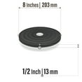 thumbnail image 6 of Aleratec 8 Inch Rotating TV Stand or Lazy Susan With Rubber Feet in Black, 6 of 6