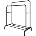 thumbnail image 2 of UDEAR Garment Rack Freestanding Hanger Double Rods Multi-Functional Bedroom Clothing Rack, Black, 2 of 8