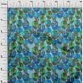 thumbnail image 3 of oneOone Cotton Flex Medium Blue Fabric Abstracts Sewing Craft Projects Fabric Prints By Yard 40 Inch Wide, 3 of 5