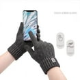 thumbnail image 3 of new men's warm gloves winter touch screen plus fleece gloves cold warm wool knitted gloves (navy), 3 of 7
