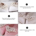 thumbnail image 3 of unbranded 1Par Hebillas De Plateadas Con Finas Para De En Y Vida Diaria, 3 of 8
