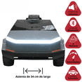 thumbnail image 3 of Montable Eléctrico Orbic Toys Cybertruck Br2102b Batería 12v Gris, 3 of 7