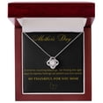 thumbnail image 3 of So Thankful For You Mom Love Knot Necklace for Mother's Day, 3 of 11