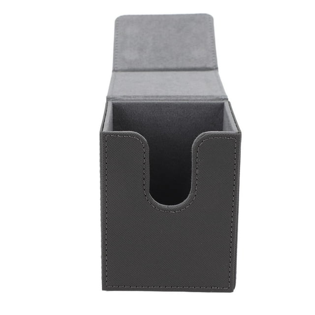 Boîte Magnétique pour Cartes, Étui de Rangement en Cuir PU Résistant aux Rayures, Contient 100 Cartes pour Collectionneurs de Cartes de Jeu