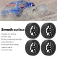 thumbnail image 4 of Pneus de Roues RC pour Route, 4 Pcs 1/10 Pneus en Caoutchouc Universels pour TT01 XV01 RC Type A, 4 of 7
