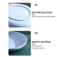 thumbnail image 2 of Bxaolu 8.9 Inch Unbreakable Wheat Straw Plates - 6PCS Reusable Plate Set - Dishwasher & Microwave Safe - Dinner Dishes Lightweight Plates Salad Adult Plate for Kitchen Camping - BPA Free - Green, 2 of 9