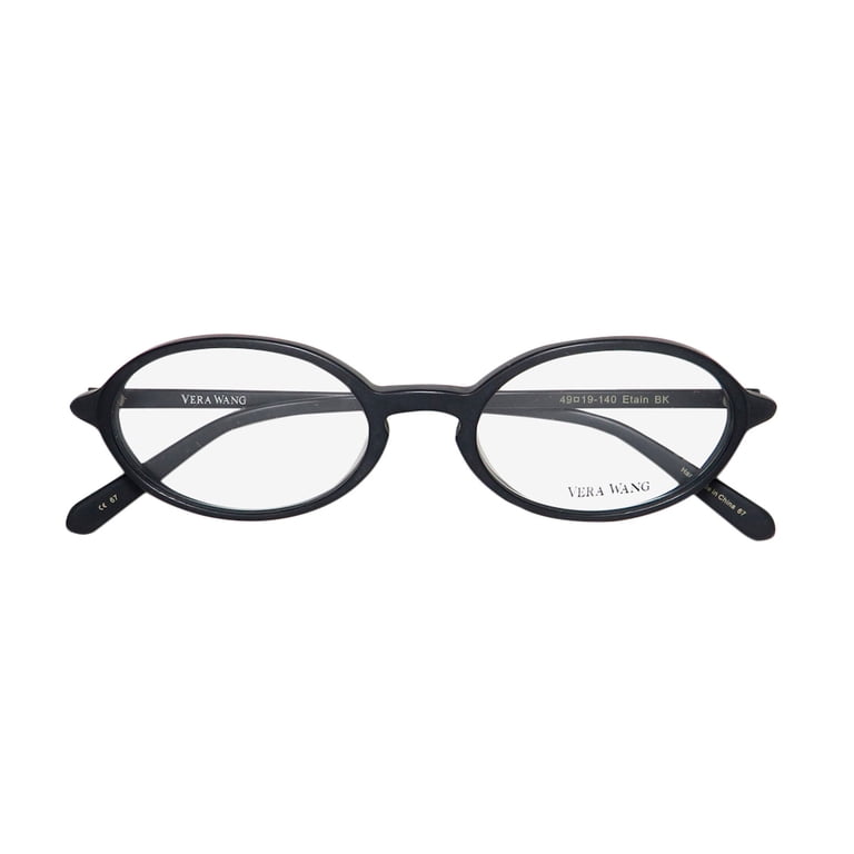 NEW VERA WANG LUXE ETAIN WOMENS/LADIES OVAL FULL-RIM MATTE 