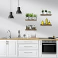 thumbnail image 6 of Sorbus Floating Shelves, Wall Shelves for Bedroom, Kitchen, Living Room, Bathroom Shelves Over The Toilet (4-Pack), 6 of 6
