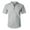 Gray (New Upgrade), variant on Cotton Linen Short Sleeve Shirt for Men Casual Breathable Henley Shirts Solid Color Summer Beach Tee Tops Light Blue M