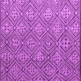 thumbnail image 1 of Ahgly Company Indoor Square Abstract Purple Modern Area Rugs, 6' Square, 1 of 4