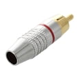 thumbnail image 2 of Adapter Audio Coaxial Cable Connector RCA Plug Seamless 30 Pcs, 2 of 3